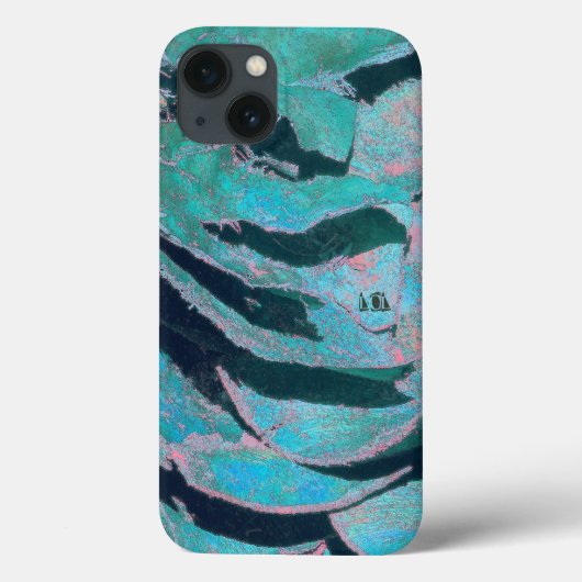 Coques Case-Mate iPhone Masque de rire bleu (Verso)