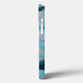 Coques Case-Mate iPhone Masque de rire bleu (Verso / Gauche)