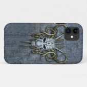 Coques Case-Mate iPhone Masque étranger de guerrier (Dos (Horizontal))