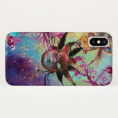 Coques Case-Mate iPhone MASQUE JESTER ROUGE NOIR Masquerade Party Vert Ble (Dos (Horizontal))