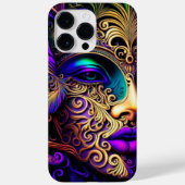 COQUES Case-Mate iPhone MASQUE MARDI GRAS DE COULEUR BRILLANTE (Verso)