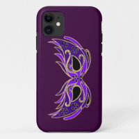 Masque masqué royal violet