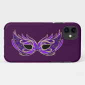 Coques Case-Mate iPhone Masque masqué royal violet (Dos (Horizontal))
