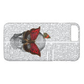 Coques Case-Mate iPhone Masque papillon rose (Dos (Horizontal))