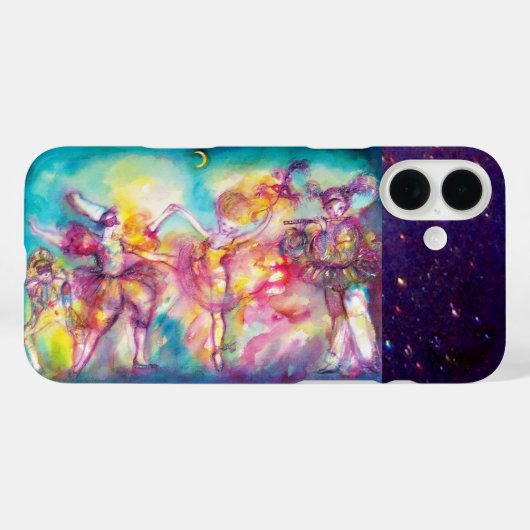 Coques Case-Mate iPhone MASQUERADE, Mardi Gras Masques, Danse, Musique (Verso (horizontal))