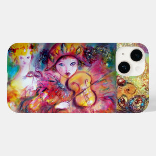 COQUE POUR iPhone 14 MASQUÉRADE VÉNÉTIEN / HARLEQUIN ET COLUMBINE