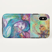 COQUES Case-Mate iPhone MASQUÉRADE VÉNÉTIENNE /MASQUE EN BLEU (Dos (Horizontal))