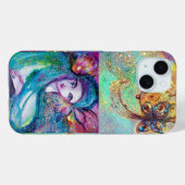 COQUES Case-Mate iPhone MASQUÉRADE VÉNÉTIENNE /MASQUE EN BLEU (Verso (horizontal))