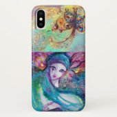 COQUES Case-Mate iPhone MASQUÉRADE VÉNÉTIENNE /MASQUE EN BLEU (Dos)