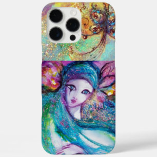 iPhone 16 PRO MAX CASE MASQUÉRADE VÉNÉTIENNE /MASQUE EN BLEU