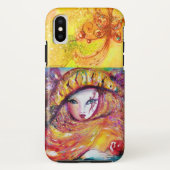 COQUES Case-Mate iPhone MASQUÉRADE VÉNÉTIENNE - MASQUE EN JAUNE (Dos)