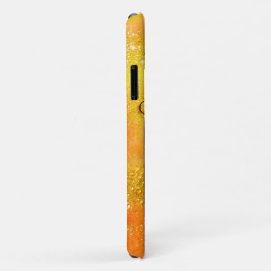COQUES Case-Mate iPhone MASQUÉRADE VÉNÉTIENNE - MASQUE EN MONOGRAM JAUNE (Dos/Droite)