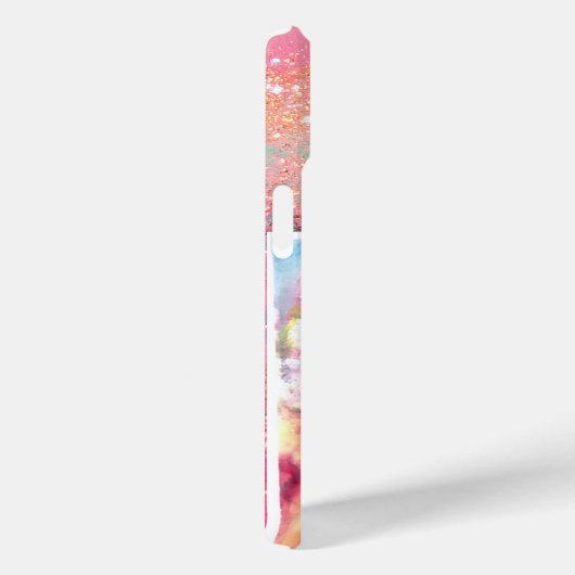 COQUES Case-Mate iPhone MASQUÉRADE VÉNÉTIENNE - MASQUE EN MONOGRAMME ROUGE (Verso / Droite)