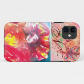 COQUES Case-Mate iPhone MASQUÉRADE VÉNÉTIENNE - MASQUE EN MONOGRAMME ROUGE (Dos (Horizontal))