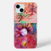 COQUES Case-Mate iPhone MASQUÉRADE VÉNÉTIENNE - MASQUE EN MONOGRAMME ROUGE (Verso)