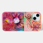 COQUES Case-Mate iPhone MASQUÉRADE VÉNÉTIENNE - MASQUE EN MONOGRAMME ROUGE (Verso (horizontal))