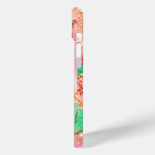 COQUES Case-Mate iPhone MASQUÉRADE VÉNÉTIENNE - MASQUE EN MONOGRAMME ROUGE (Verso / Gauche)