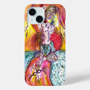 COQUE POUR iPhone 15 MASQUÉRADE VÉNITIENNE / COLOMBINA