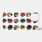 Coques Case-Mate iPhone Masques d'horreur amusants (Verso (horizontal))