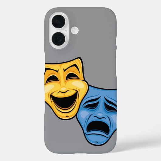 Coques Case-Mate iPhone Masques théâtraux classiques de comédie et de trag (Verso)