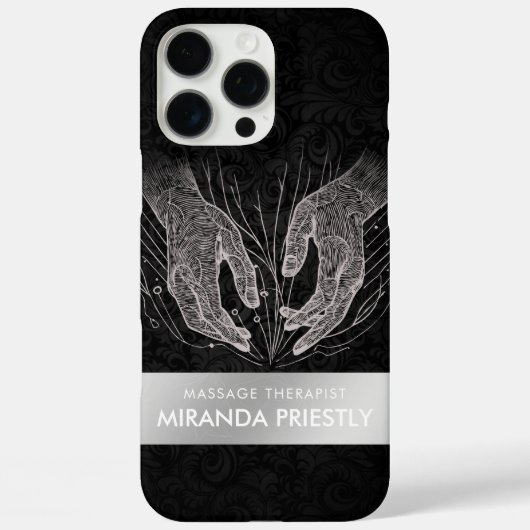 Coques Case-Mate iPhone Massage Thérapie Guérison Mains Énergie Spa Bien-ê (Verso)