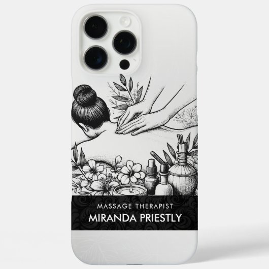 Coques Case-Mate iPhone Massage Thérapie Guérison Mains Énergie Spa Bien-ê (Verso)