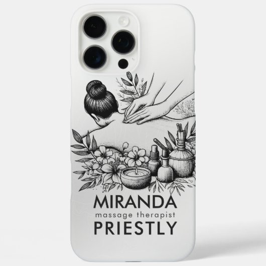 Coques Case-Mate iPhone Massage Thérapie Guérison Mains Énergie Spa Bien-ê (Verso)