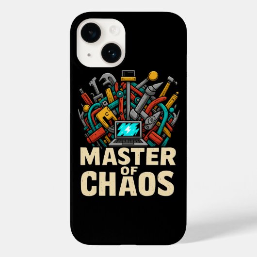 Coques Case-Mate iPhone Master of Chaos – Bold Tool Art iPhone 14 Case (Verso)