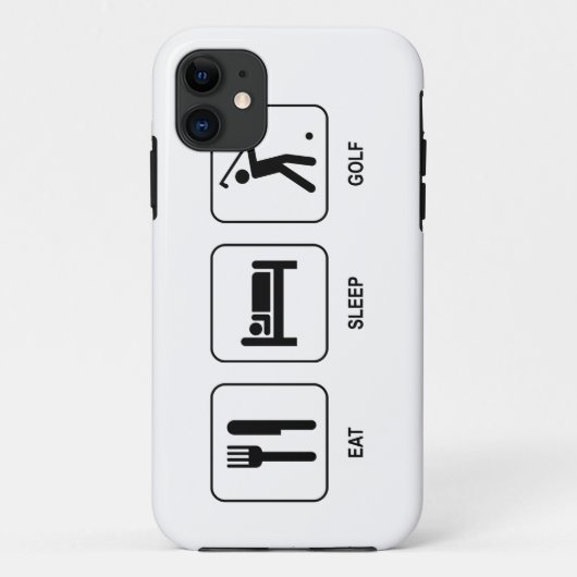Coques Case-Mate iPhone Mat Sleep Golf (Dos)