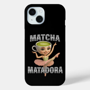 Coque Pour iPhone 15 Matcha Matadora Grace rencontre l'énergie verte