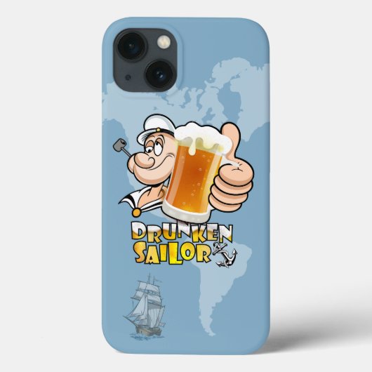 Coques Case-Mate iPhone Matelot ivre | (Verso)