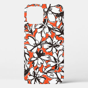 Case-Mate iPhone Case Matériau motif incolore d'une fleur abstraite,