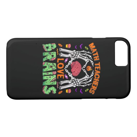 Coques Case-Mate iPhone Math Cerveau Coeur Squelette Main Zombie Halloween (Dos (Horizontal))