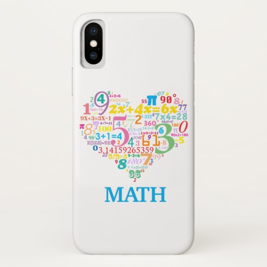 Coques Case-Mate iPhone Math du cœur (Dos)