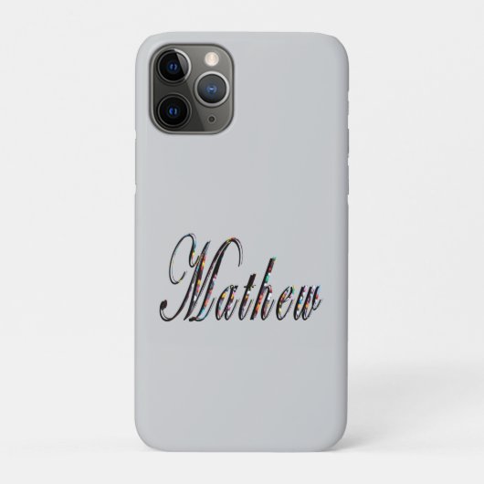 Coques Case-Mate iPhone Mathew Nom Fait De Friandises, (Dos)
