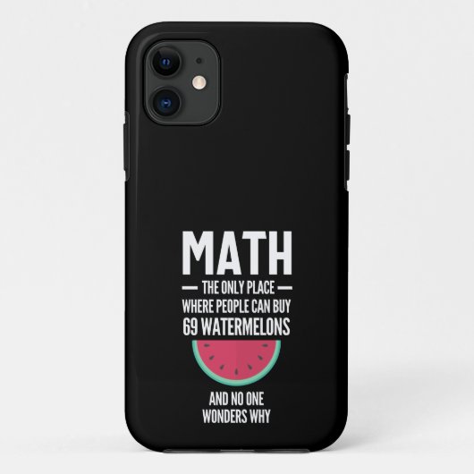 Coques Case-Mate iPhone Maths. Drôle Math Sarcasm Citation Cadeau (Dos)