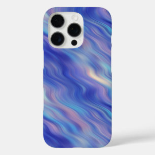 iPhone 16 Pro Case Matin Glory Blue Wavy Texture