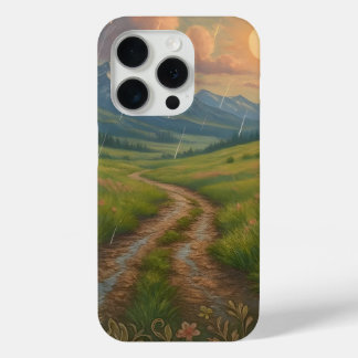 Coque iPhone 15 Pro Matinée pluvieuse à Mountain