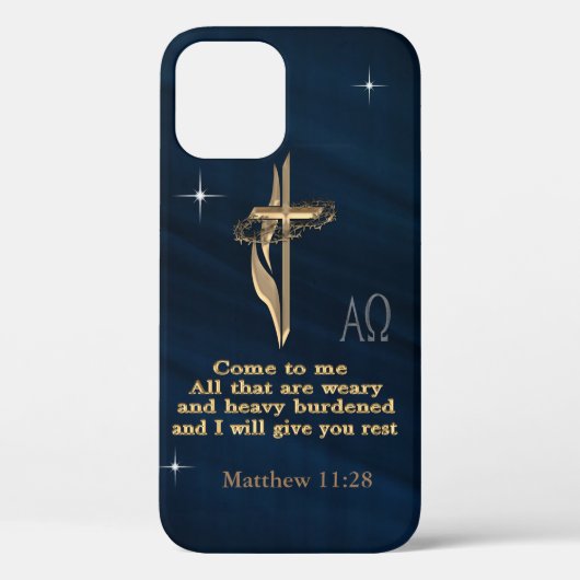 Coques Case-Mate iPhone Matthieu 11:28 (Verso)