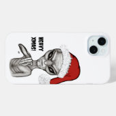 Coques Case-Mate iPhone Mauvais Alien, Lourds Noël ! (Verso (horizontal))