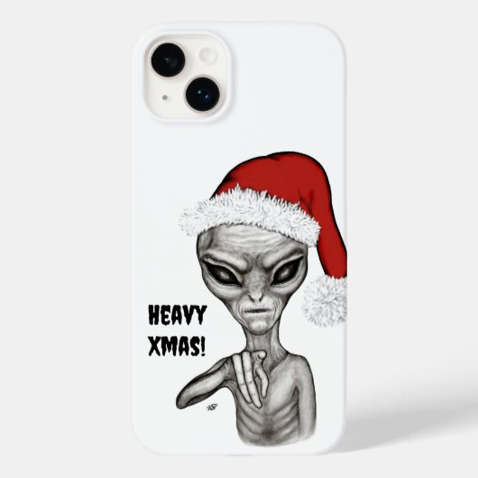 Coques Case-Mate iPhone Mauvais Alien, Lourds Noël ! (Verso)