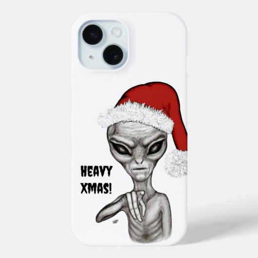 Coques Case-Mate iPhone Mauvais Alien, Lourds Noël ! (Verso)
