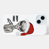 Coques Case-Mate iPhone Mauvais Alien, Lourds Noël ! (Verso (horizontal))