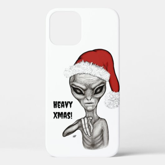 Coques Case-Mate iPhone Mauvais Alien, Lourds Noël ! (Verso)