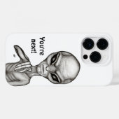 Coques Case-Mate iPhone Mauvais Alien, Tu es le prochain ! (Verso (horizontal))