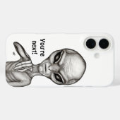 Coques Case-Mate iPhone Mauvais Alien, Tu es le prochain ! (Verso (horizontal))