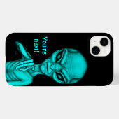 Coques Case-Mate iPhone Mauvais Alien, Tu es le prochain ! (Verso (horizontal))