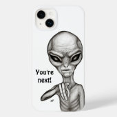Coques Case-Mate iPhone Mauvais Alien, Tu es le prochain ! (Verso)