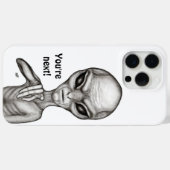 Coques Case-Mate iPhone Mauvais Alien, Tu es le prochain ! (Verso (horizontal))