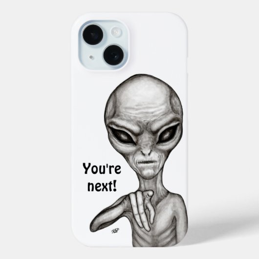 Coques Case-Mate iPhone Mauvais Alien, Tu es le prochain ! (Verso)